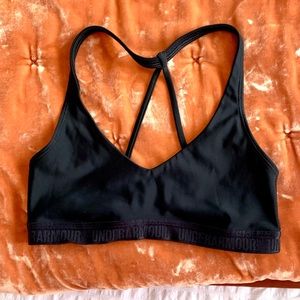 Black under armour women’s sports bra XS